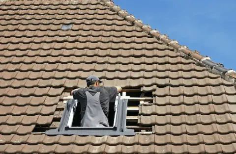 Pose de velux - Le Biot